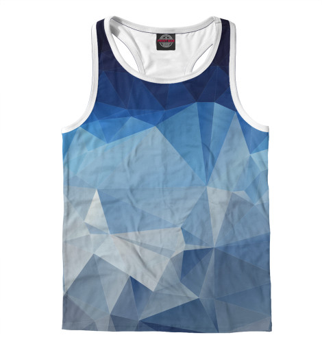 

Майки борцовки Print Bar, Белый, Polygonal