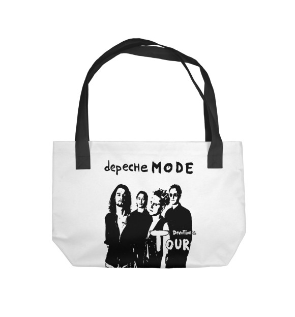 Пляжная сумка с изображением depeche mode цвета 
