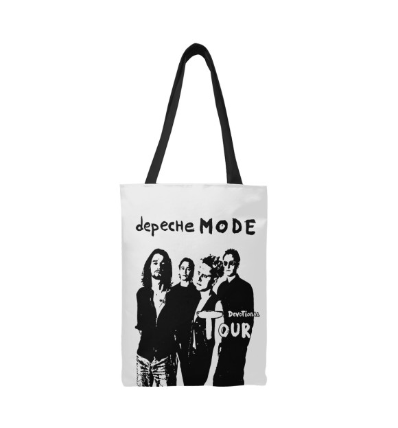 Сумка-шоппер с притом depeche mode цвета  Сумка-шоппер с изображением depeche mode цвета