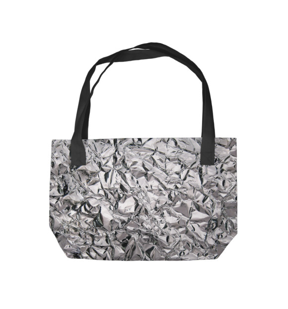 Пляжная сумка с изображением Фольга 3D цвета 