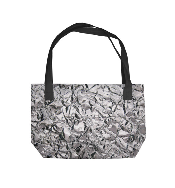 Пляжная сумка с изображением Фольга 3D цвета 