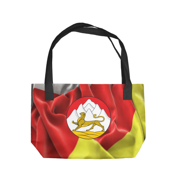 Пляжная сумка с изображением Северная Осетия-Алания цвета 