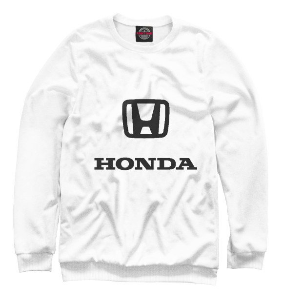 Свитшот для девочек с изображением Honda цвета Белый