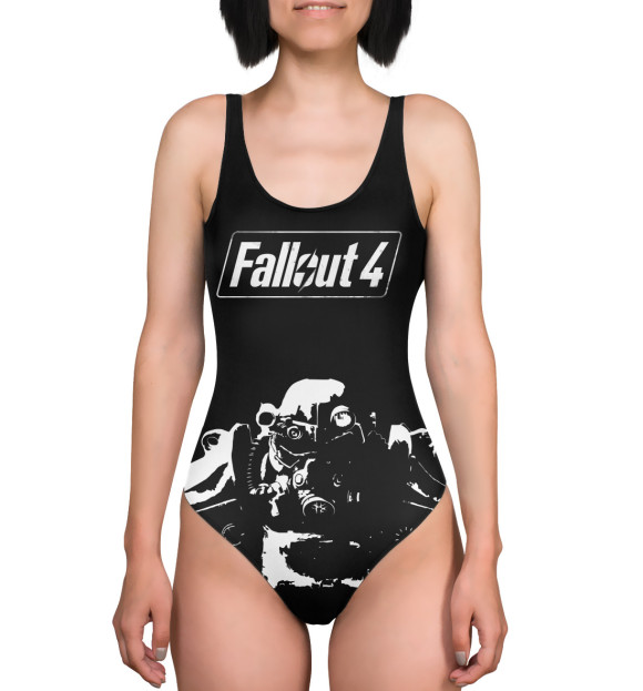 Купальник-боди с изображением Fallout 4 цвета 