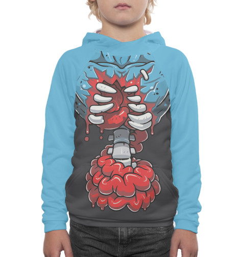 

Худи Print Bar, Белый, Внутренности