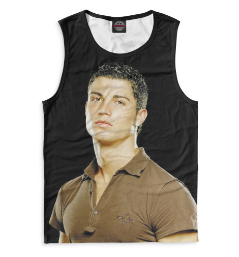 

Майки Print Bar, Белый, Криштиану Роналду