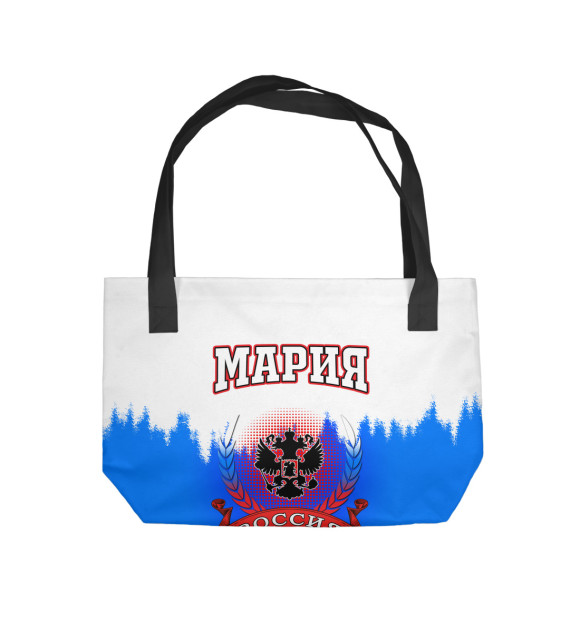 Пляжная сумка с изображением Мария цвета 