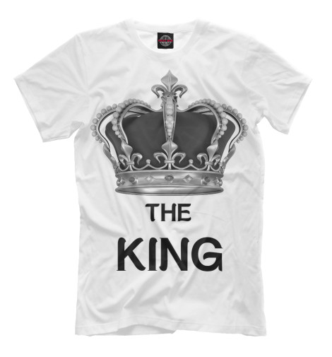 

Футболки Print Bar, Молочно-белый, Парные KING & Queen