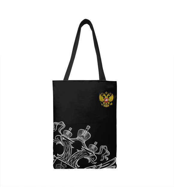 Сумка-шоппер с изображением Герб РФ цвета 