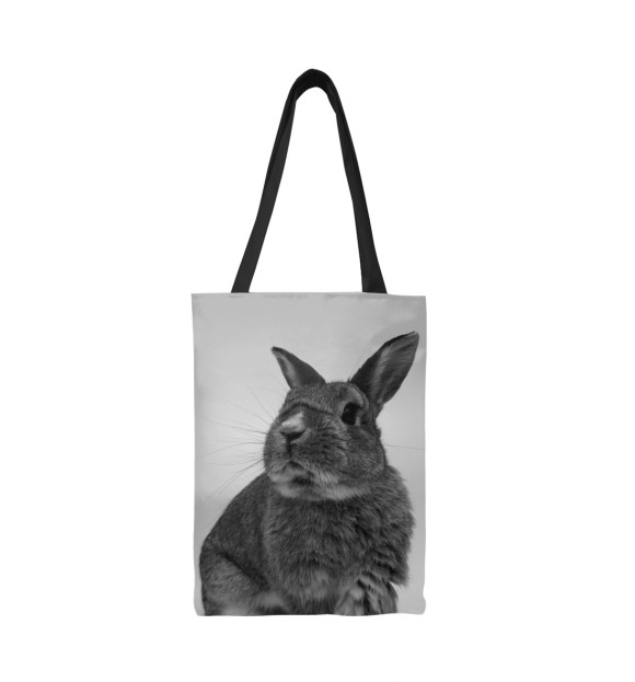 Сумка-шоппер с изображением Кролик цвета 
