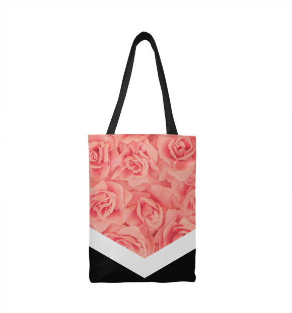 Сумка-шоппер с изображением Розовые Розы цвета 