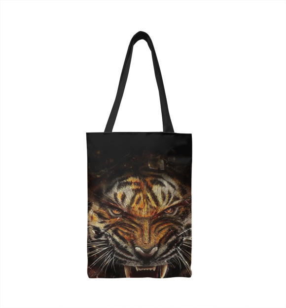 Сумка-шоппер с изображением Тигр цвета 