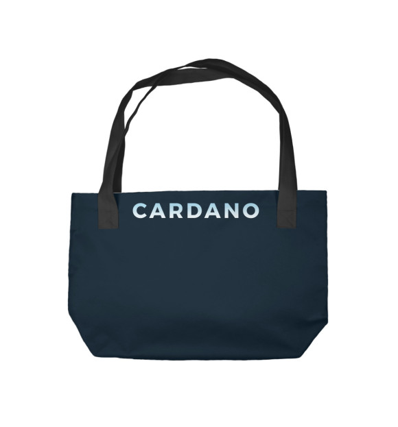 Пляжная сумка с изображением CARDANO ADA цвета 