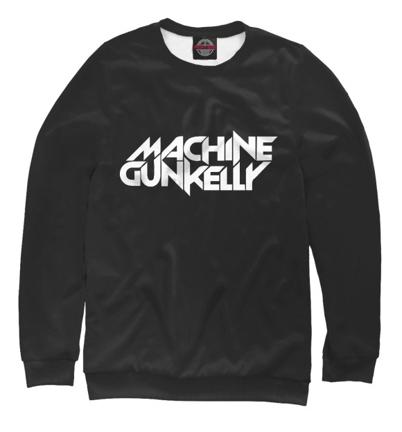 Свитшот для девочек с изображением Machine Gun Kelly цвета Белый