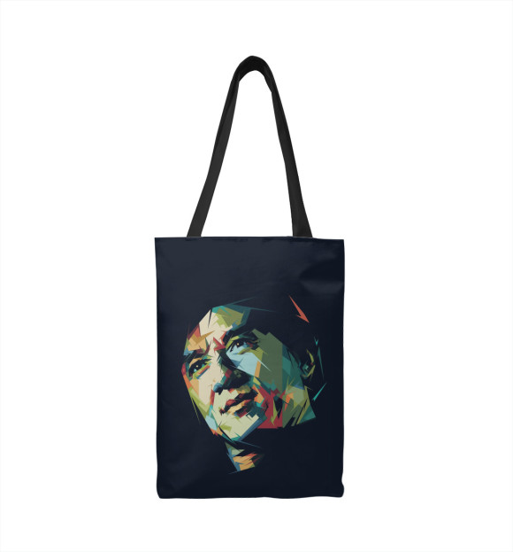 Сумка-шоппер с изображением Jackie Chan цвета 