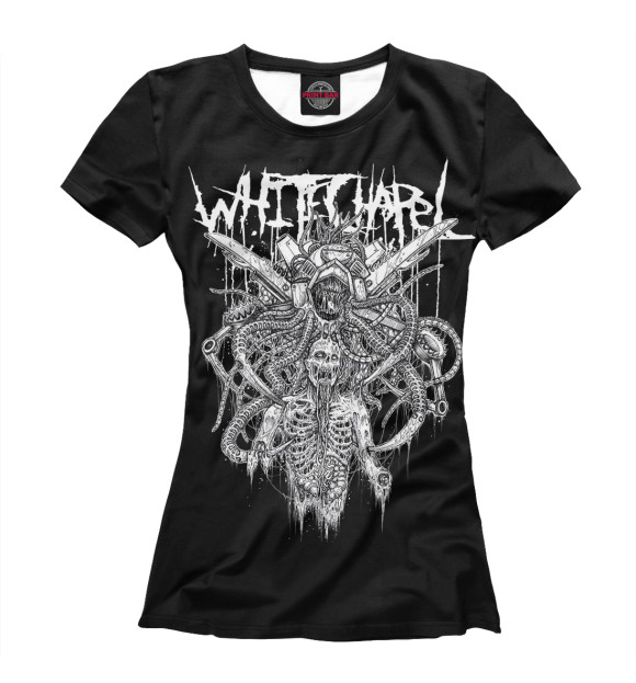 Женская футболка с изображением Whitechapel цвета Белый