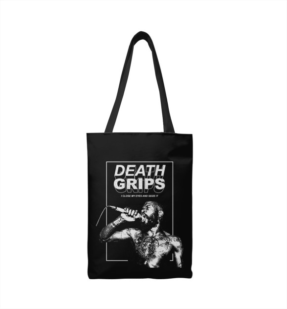 Сумка-шоппер с изображением DEATH GRIPS 2 цвета 