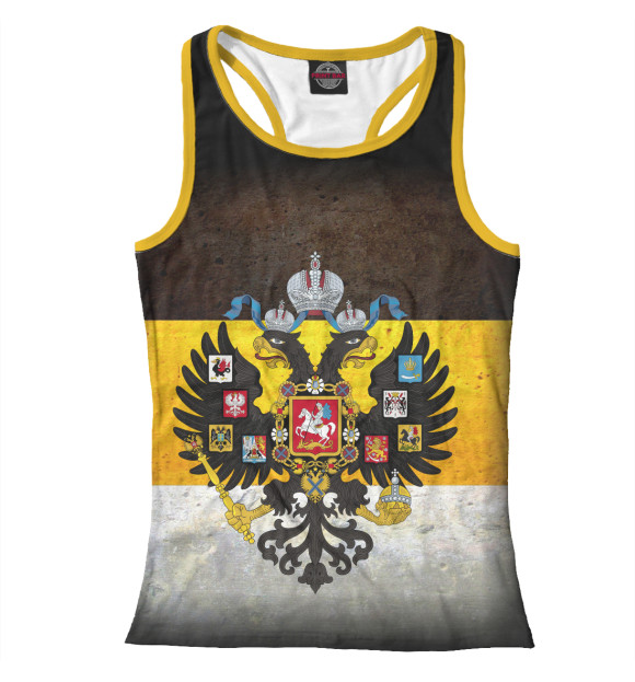 Женская майка-борцовка с изображением Империя цвета Белый