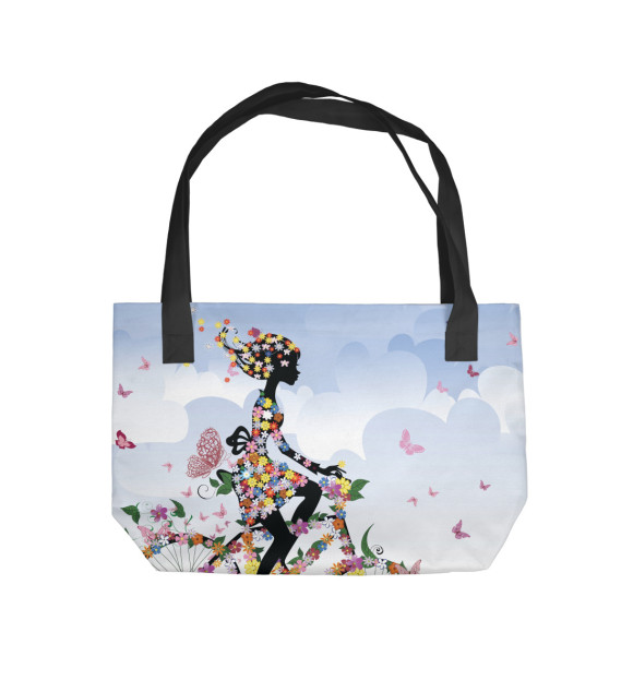 Пляжная сумка с изображением Summer цвета 