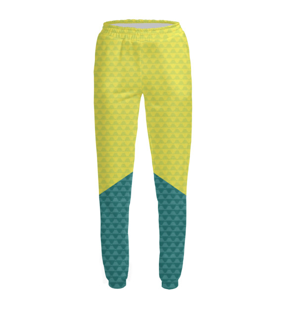 Женские спортивные штаны с изображением Счастье в горах цвета Белый