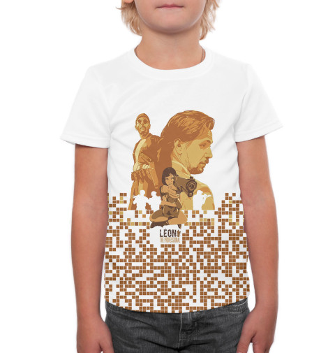 

Футболки Print Bar, Молочно-белый, Леон