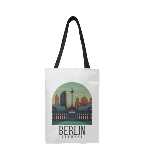 Сумка-шоппер с изображением Berlin цвета 