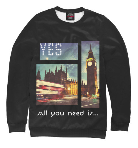 

Свитшоты Print Bar, Белый, Лондон