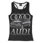 Женская майка-борцовка Audi