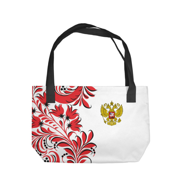 Пляжная сумка с изображением Двуглавый Орёл цвета 