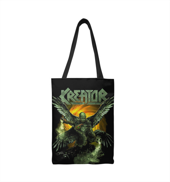 Сумка-шоппер с притом Kreator цвета  Сумка-шоппер с изображением Kreator цвета