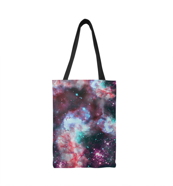 Сумка-шоппер с изображением Звёзды космоса цвета 
