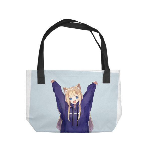 Пляжная сумка с изображением Baka :3 цвета 