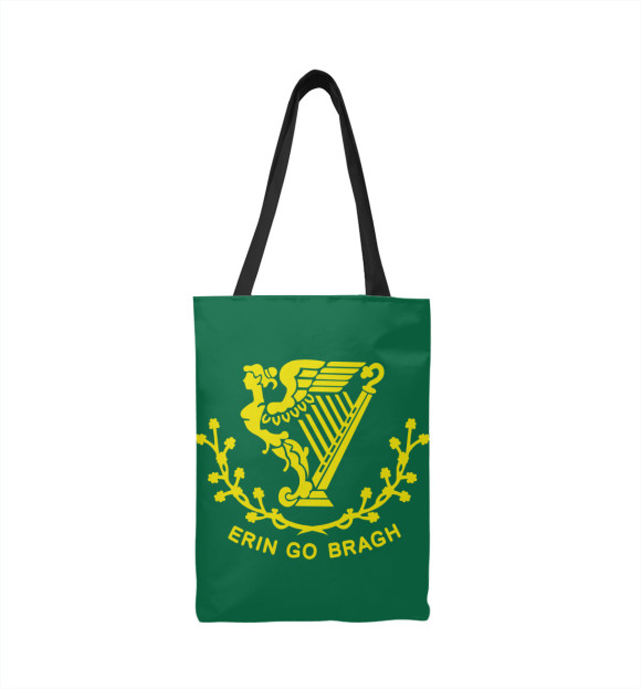 Сумка-шоппер с изображением Да здравствует Ирландия! цвета 