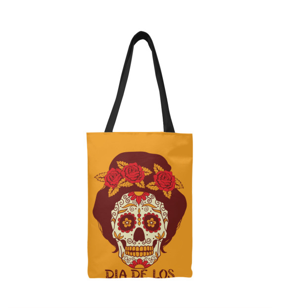 Сумка-шоппер с изображением День мёртвых, Мексика цвета 