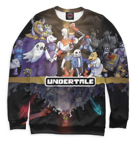 

Свитшоты Print Bar, Белый, Undertale
