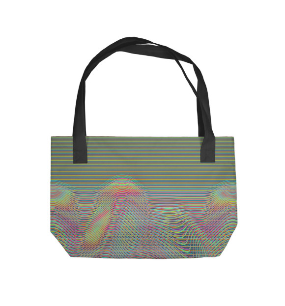 Пляжная сумка с изображением Позитив цвета 