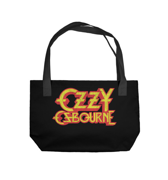 Пляжная сумка с изображением Ozzy Osbourne цвета 