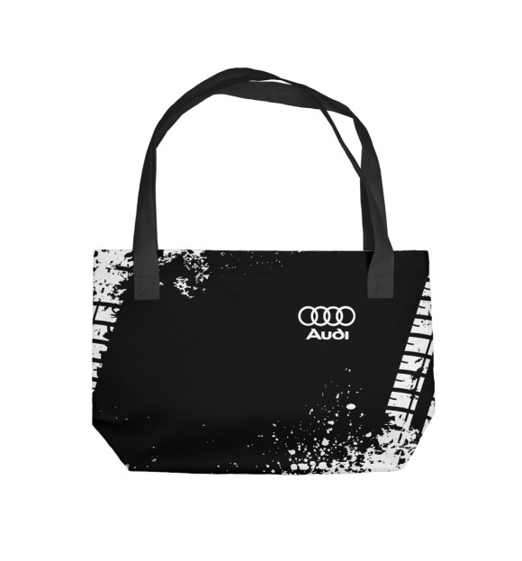 Пляжная сумка с изображением Audi abstract sport uniform цвета 