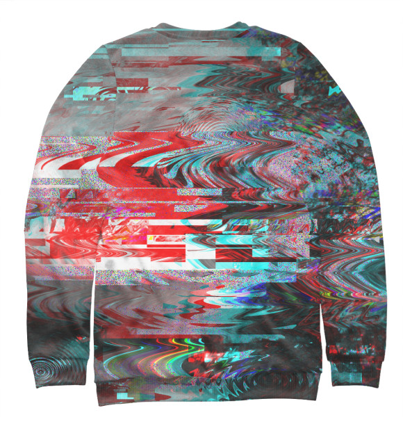 Свитшот для девочек с изображением Psyhodelic collection цвета Белый