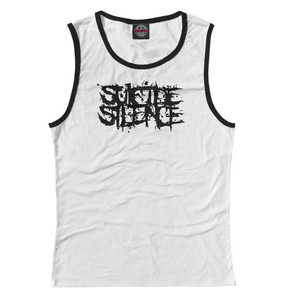 Майка для девочки с изображением Suicide Silence цвета Белый