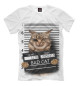Мужская футболка Плохой кот