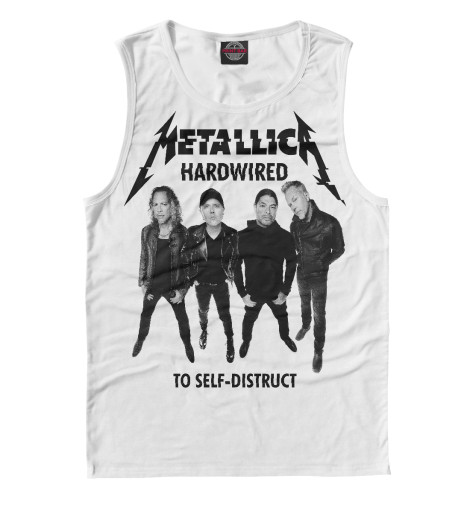 

Майки Print Bar, Белый, Metallica