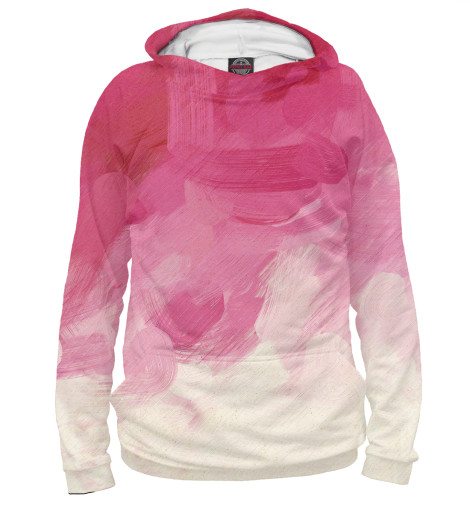 

Худи Print Bar, Белый, Малиновые краски