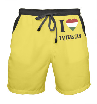 Мужские шорты I love Tajikistan
