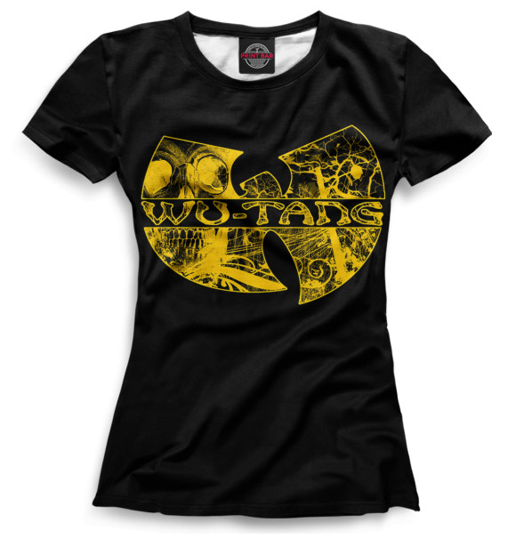 Футболка для девочек с изображением Wu-Tang Clan цвета Белый