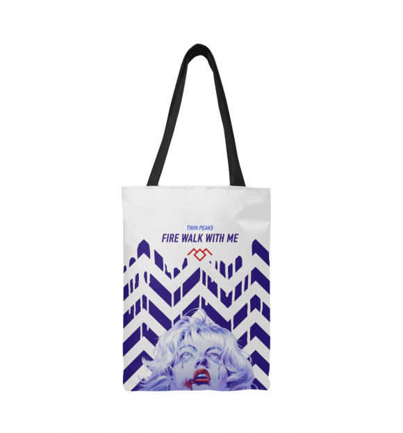 Сумка-шоппер с изображением Twin Peaks: Fire Walk With Me цвета 
