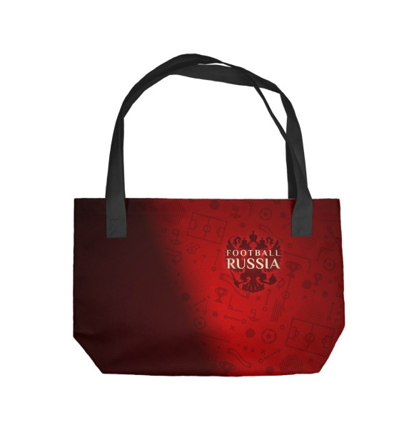 Пляжная сумка с изображением Football Russia цвета 