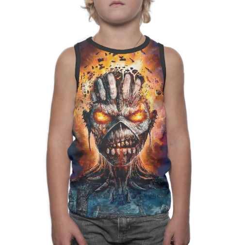 

Майки Print Bar, Белый, Iron Maiden