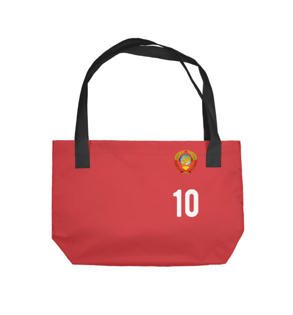 Пляжная сумка с изображением СССР Сборная цвета 