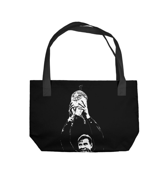 Пляжная сумка с изображением Лев Яшин. Победа! цвета 